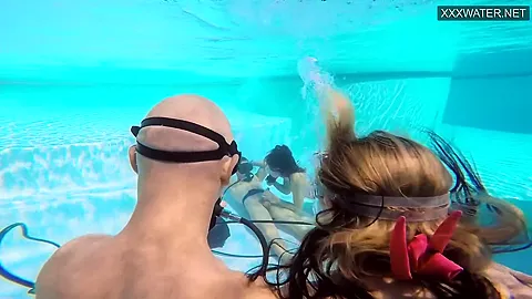 Eva Sasalka And Jason Being Watched Underwater While Fucking