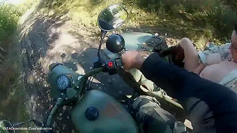 Naked Sidecar Ride In The Forest Pt1 - TacAmateurs