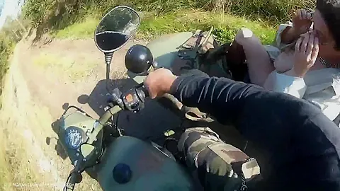 Naked Sidecar Ride In The Forest Pt1 - TacAmateurs