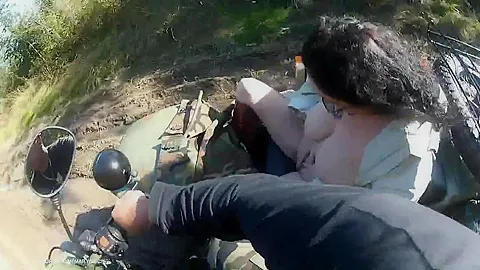 Naked Sidecar Ride In The Forest Pt1 - TacAmateurs