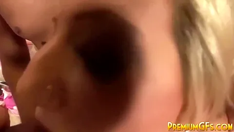 Bukkake Blonde Drenched In Cum At Gangbang