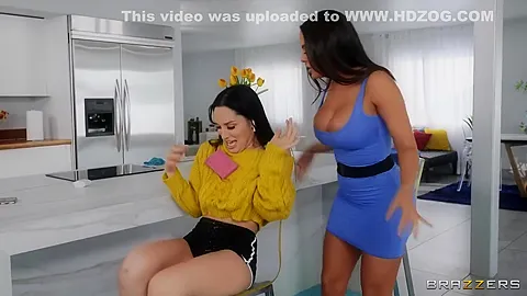 Femdom Latina Makes Step sister In Law Serve Her 69 Style