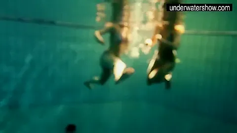 Andrea And Monica Hot teens 18+ In The Pool