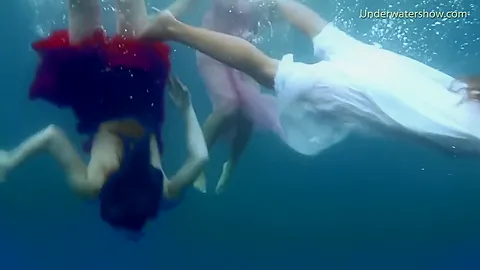 Hot Erotics In The Sea With 3 Girls