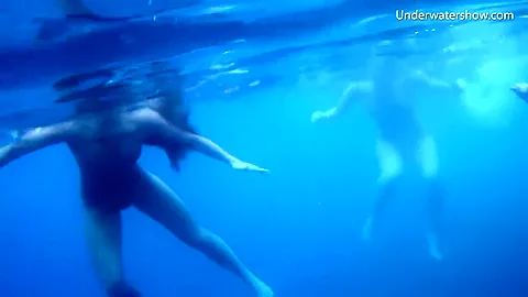 Hot Erotics In The Sea With 3 Girls