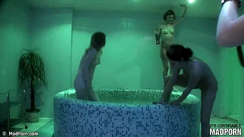Lez Sauna Orgy 4 - MadPorn