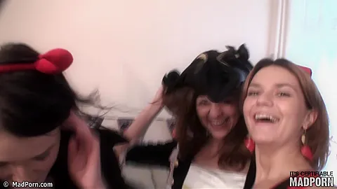 Lesbo Halloween Party - MadPorn