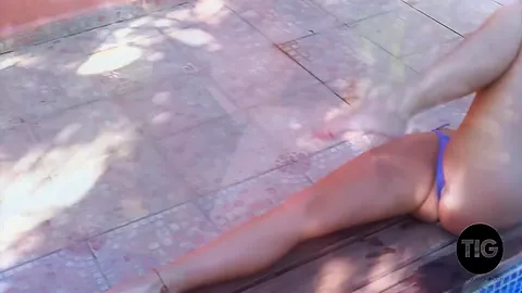 Gina Barett Nude By The Pool