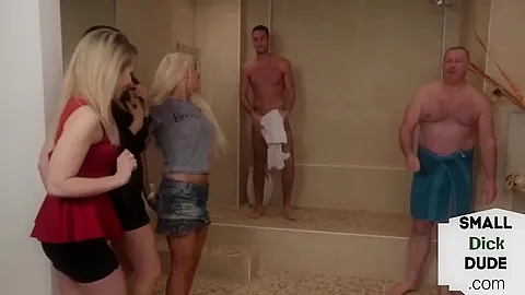 Cfnm Dommes Humiliate Pathetic Tiny Dick In Showers