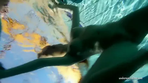 Zuzana And Lucie Underwater Swimming Lesbos