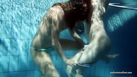 Zuzana And Lucie Underwater Swimming Lesbos