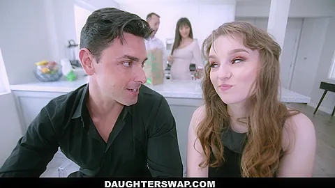 DaughterSwap - Curvy teens 18+ Succumb To Daddys Hard Cock
