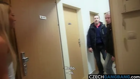 Massive Gangbang with Beautiful Blonde