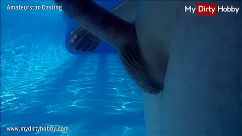 MyDirtyHobby - Busty teen 18+ gangbanged by old guys at the pool