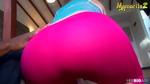 MamacitaZ - Big Round Ass Latina teen 18+ Angela Rodriguez is Fucked by Black Cock