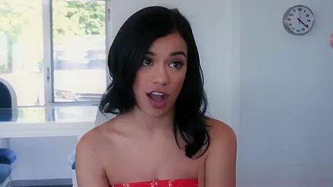 teen 18+ stepsister throating and riding