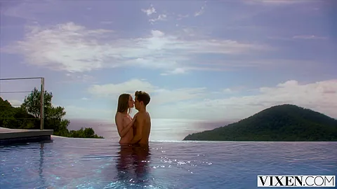 VIXEN This couple's first stop on vacation was wild sex