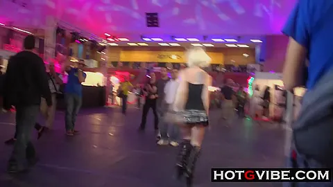 Spanish Blonde Public Nudity