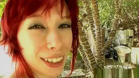 Redhead with big natural boobs banged hard
