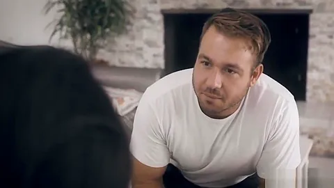 Chad is thrilled undressing his stepsisters sexy body