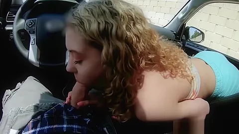 Horny Stepsister Sucks Step brothers Cock and Fucks Him While Playing Video Game