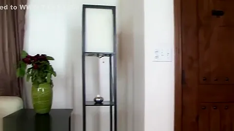 teen 18+ Caught by Couple trying on Lingerie