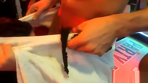Amateur cfnm redhead blow