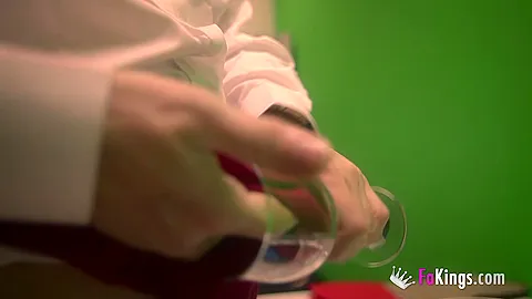 Clara and Diego sex session in a FAKings diner