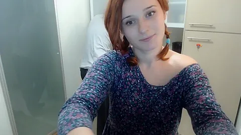 European Redhead Hairy Muff teen 18+