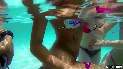 Sex Group at the Pool