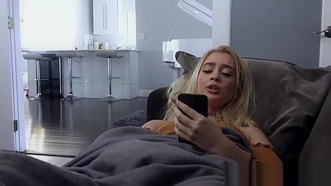 teen 18+ Stepsister Jerks and Rides Big Cock