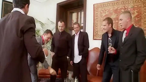 Horny Gentlemen Gangbanging Two Curvy Vixens