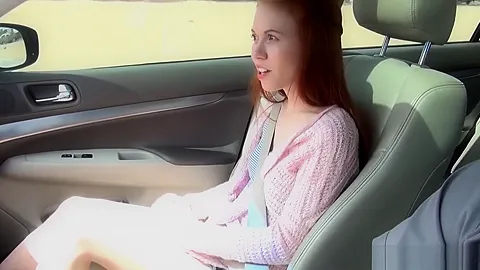 Sexy Redhead teen 18+ Enjoys Blowjob in Pov