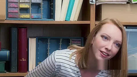Protesting redhead gets drilled hard and deep by horny officer