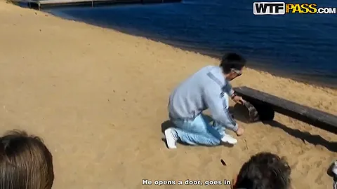 Fellows trying to seduce cute girls to screw