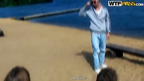 Fellows trying to seduce cute girls to screw