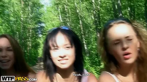 Albina and Ava are hanging out with their handsome boys and sexy girls
