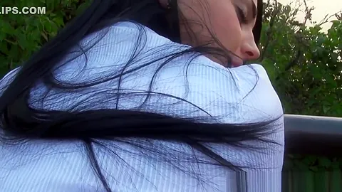 Bigboobed amateur eurobabe public cockride