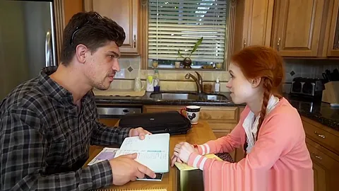 Pigtailed redhead teen 18+ banged roughly