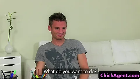 dame casting agent spermed on bushy vagina
