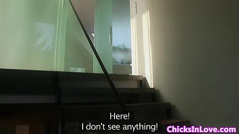 Amateur lesbian gfs pussylicking after cleaning