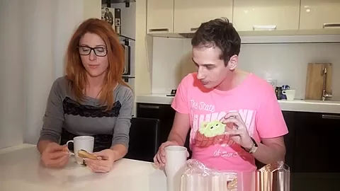 Euro spex redhead banged doggystyle