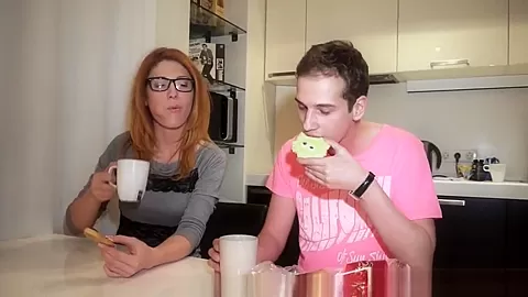Euro spex redhead banged doggystyle