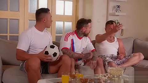 Sexiest ginger slut gangbang ever