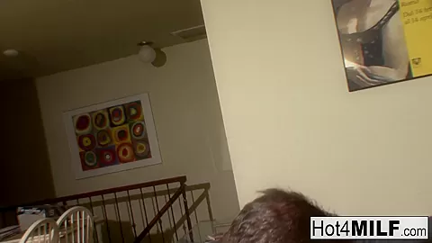 Busty Milf Claudine Fucks Her Man On Camera - Hot4MILF