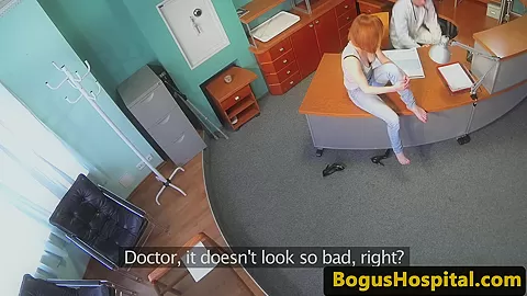 euro ginger patient railed in waitingroom
