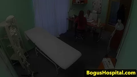 ginger european patient sucking docs rod