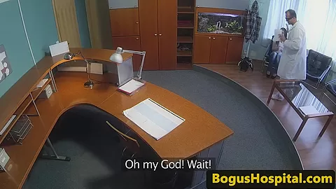 Amateur european patient fucked from behind