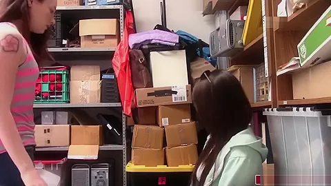 Shoplifter and her stepsis fuck officer HD
