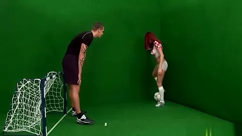 Hot Redhead Kristine kicks off and sucks a cock like a phenomenon